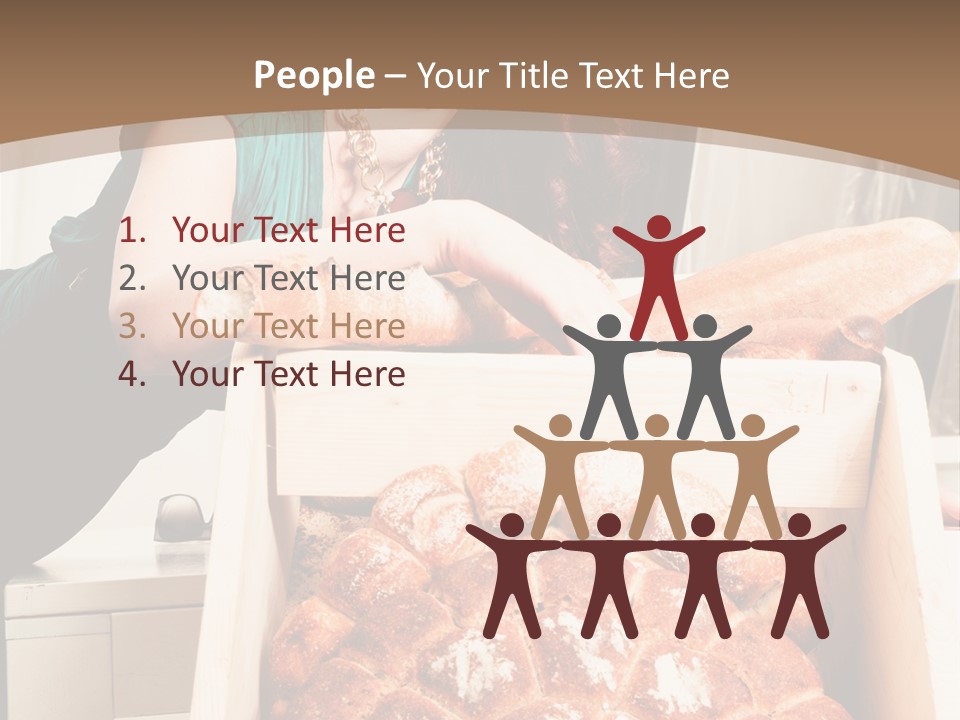 Food Loaf Face PowerPoint Template