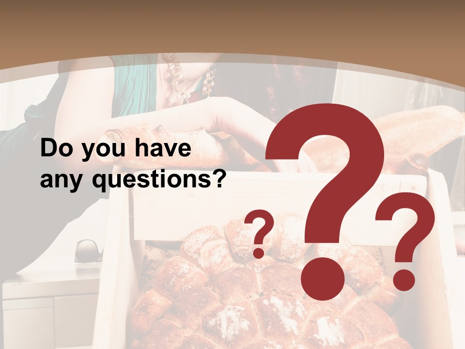 Food Loaf Face PowerPoint Template