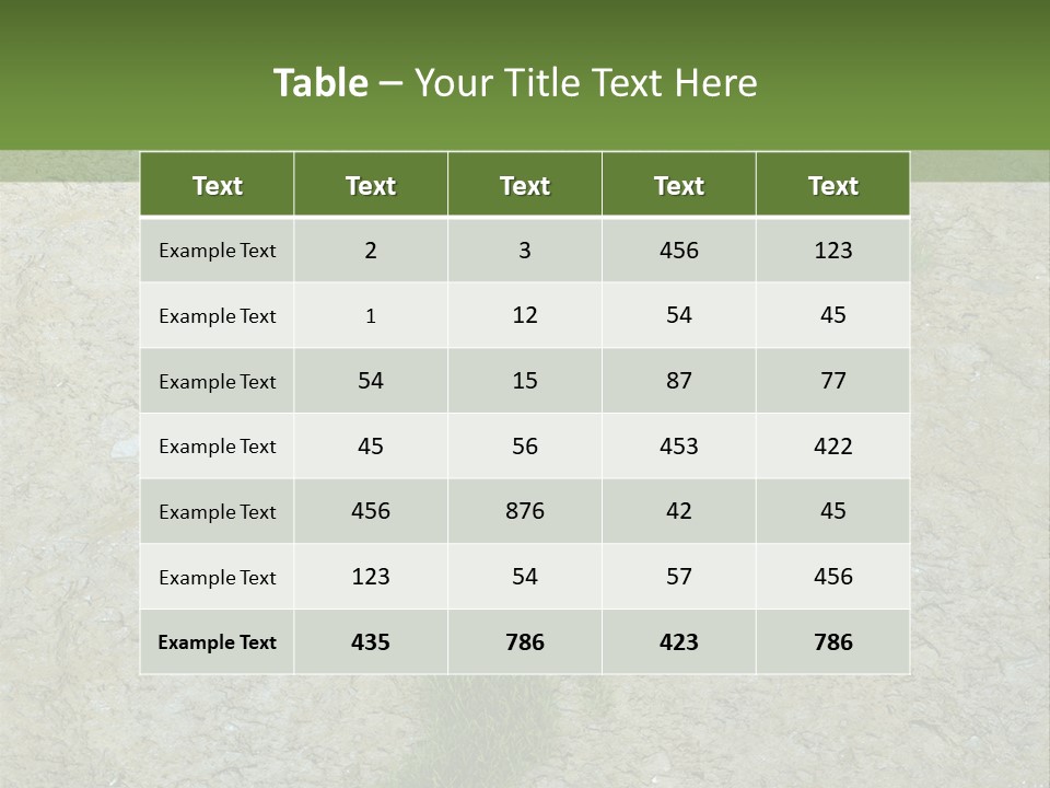 Toe Concept Foot PowerPoint Template
