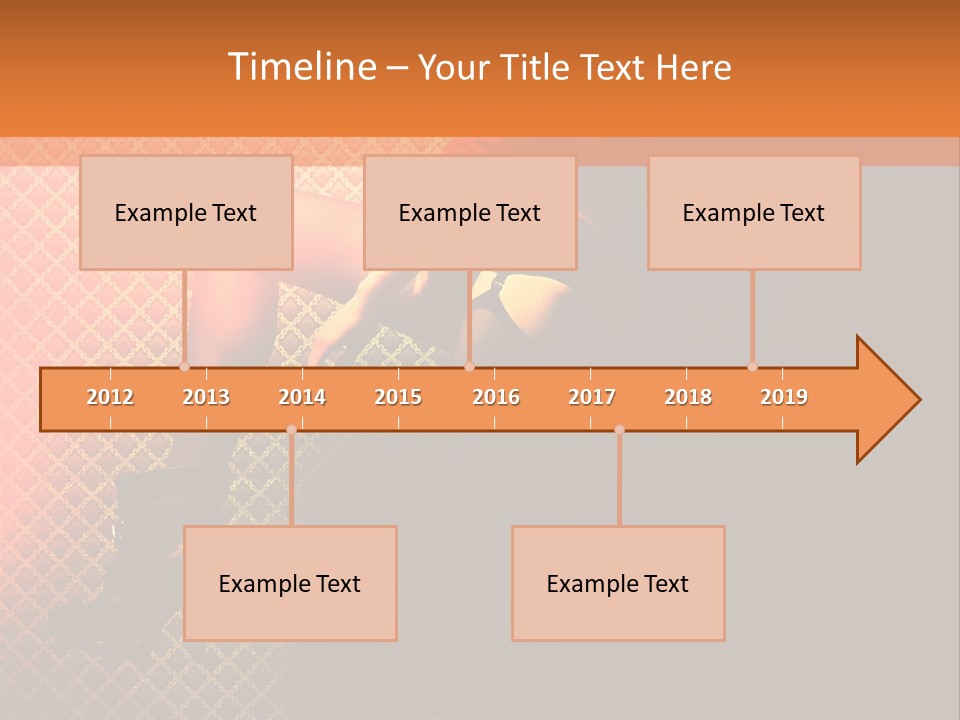 Female Beautiful Lingerie PowerPoint Template