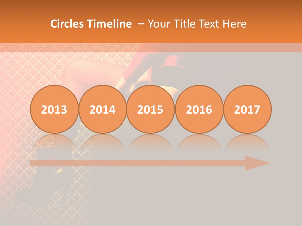 Female Beautiful Lingerie PowerPoint Template