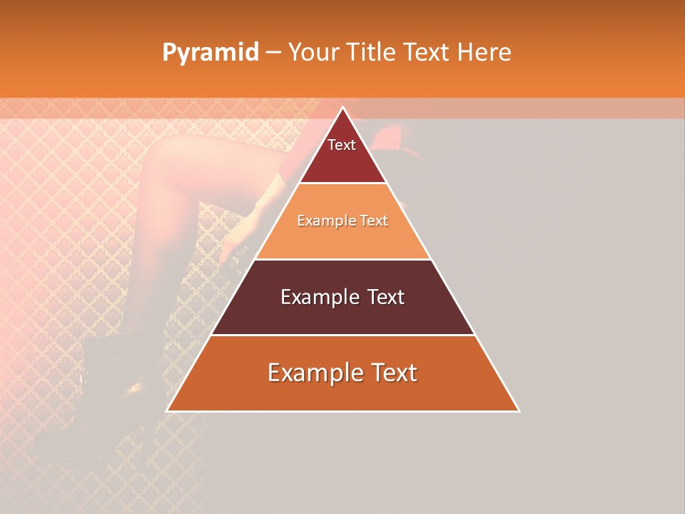 Female Beautiful Lingerie PowerPoint Template
