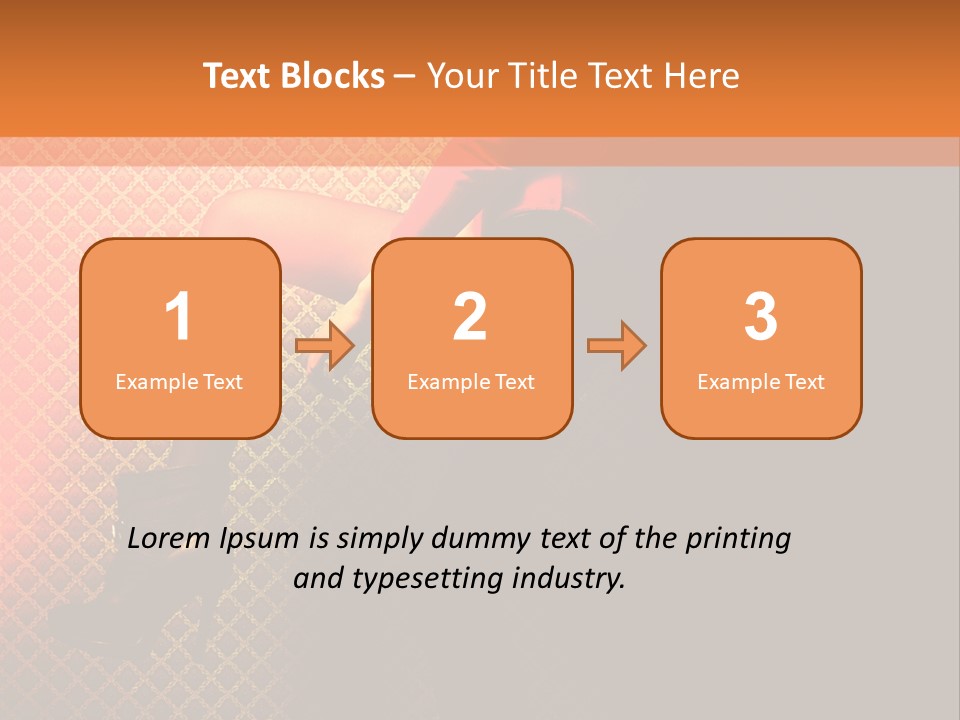 Female Beautiful Lingerie PowerPoint Template