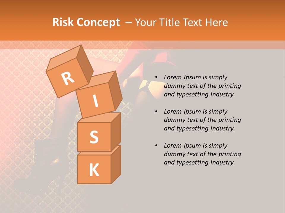 Female Beautiful Lingerie PowerPoint Template