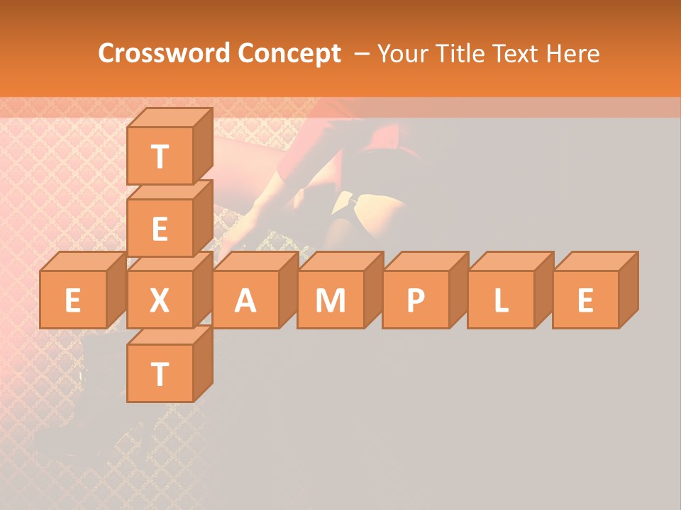 Female Beautiful Lingerie PowerPoint Template