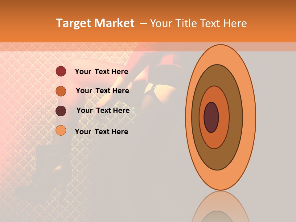 Female Beautiful Lingerie PowerPoint Template