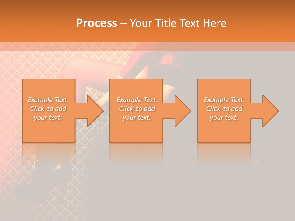 Female Beautiful Lingerie PowerPoint Template