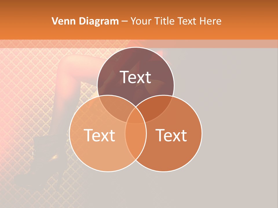 Female Beautiful Lingerie PowerPoint Template