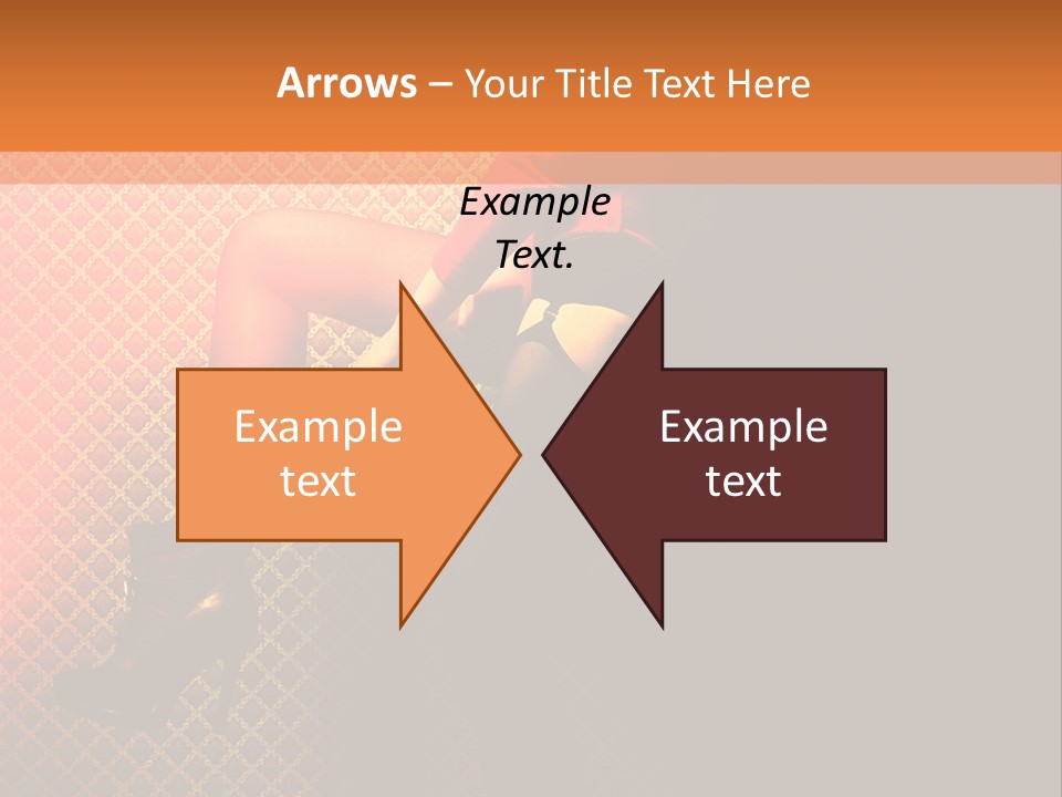 Female Beautiful Lingerie PowerPoint Template