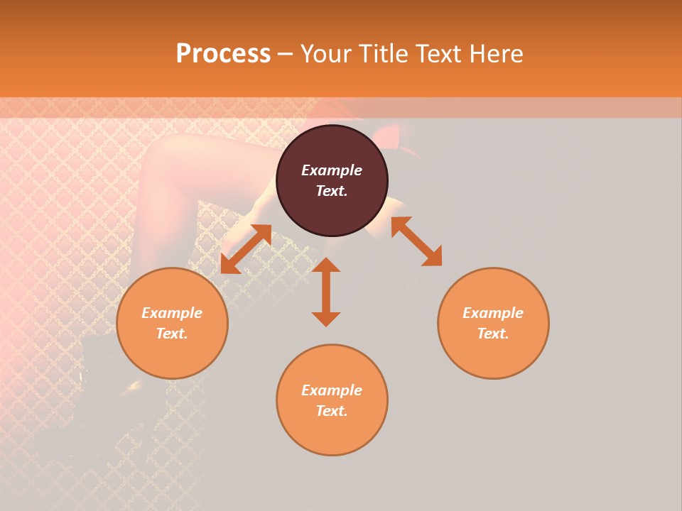 Female Beautiful Lingerie PowerPoint Template