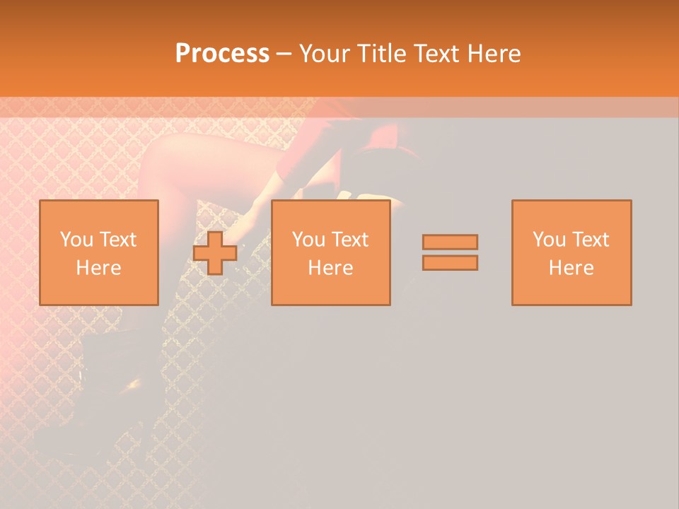 Female Beautiful Lingerie PowerPoint Template