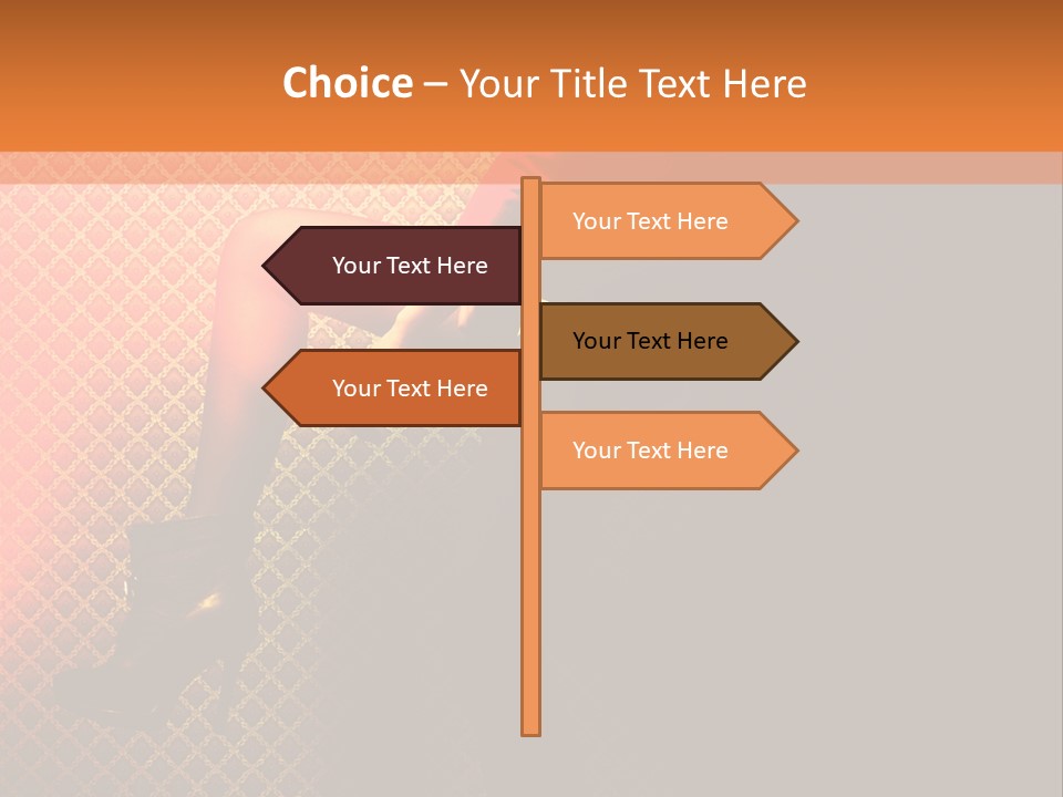 Female Beautiful Lingerie PowerPoint Template
