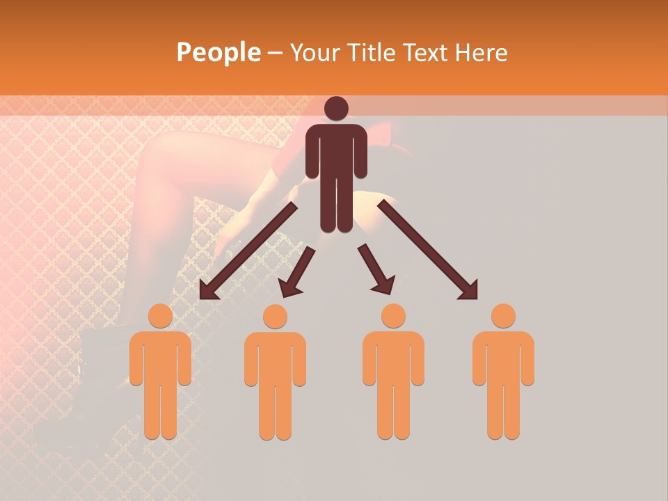 Female Beautiful Lingerie PowerPoint Template