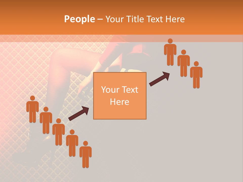 Female Beautiful Lingerie PowerPoint Template
