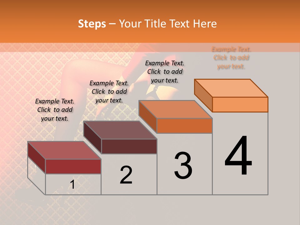 Female Beautiful Lingerie PowerPoint Template