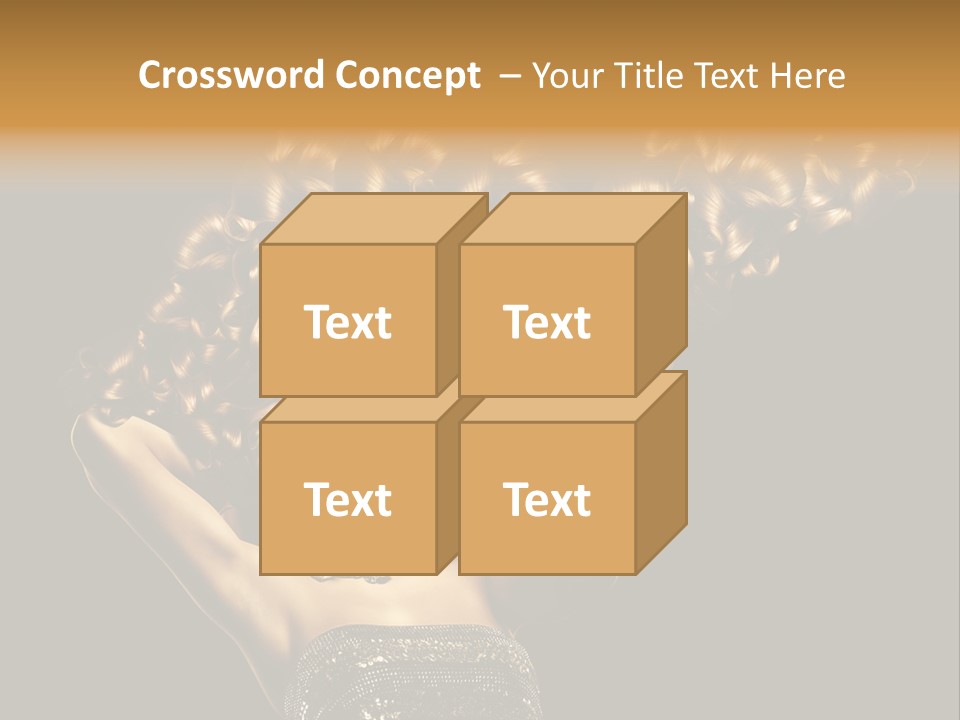 Copy Space Portrait Lips PowerPoint Template