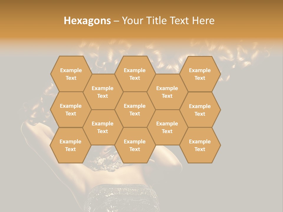 Copy Space Portrait Lips PowerPoint Template