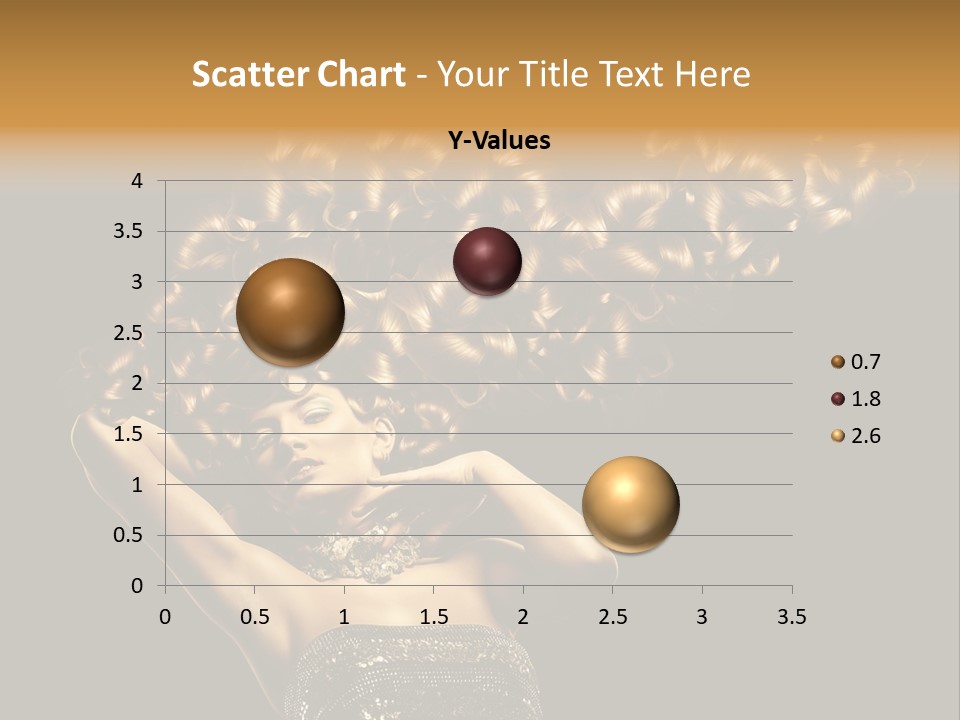 Copy Space Portrait Lips PowerPoint Template