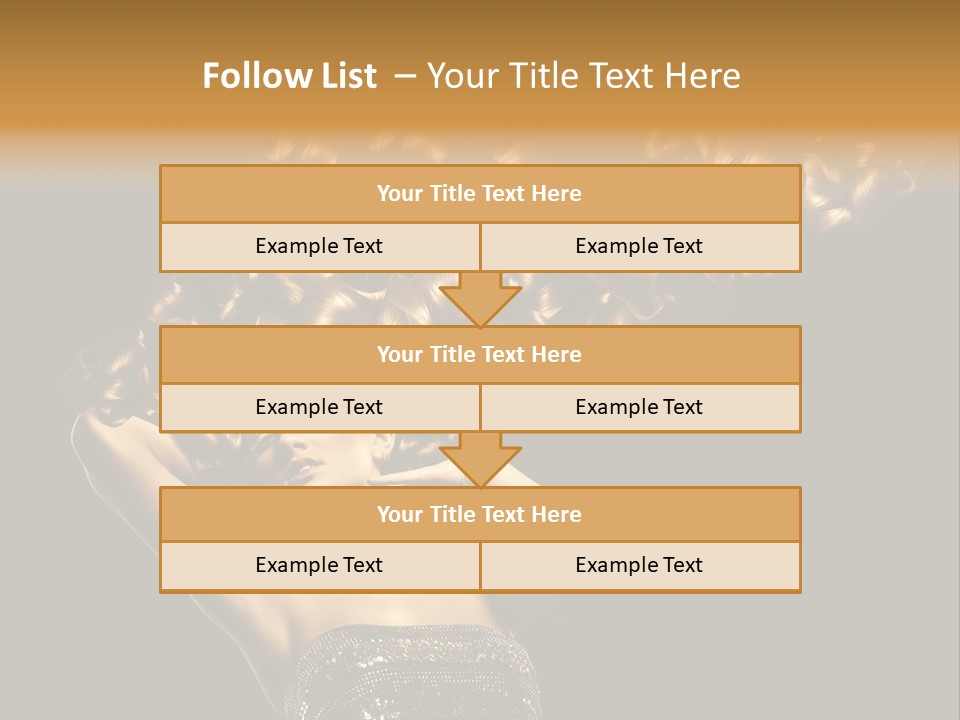 Copy Space Portrait Lips PowerPoint Template