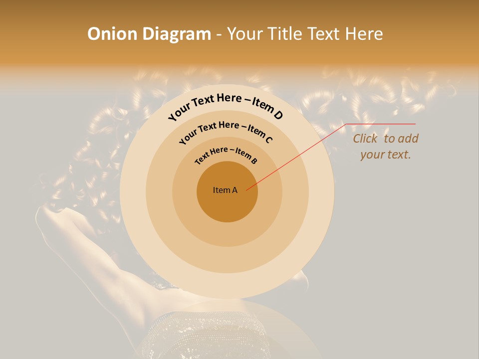 Copy Space Portrait Lips PowerPoint Template