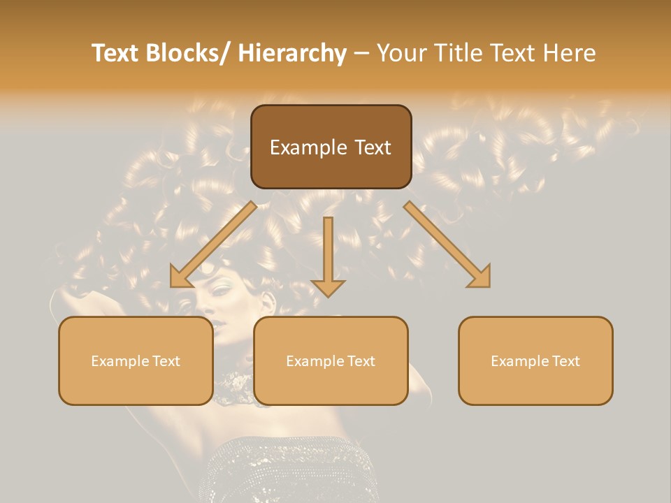 Copy Space Portrait Lips PowerPoint Template