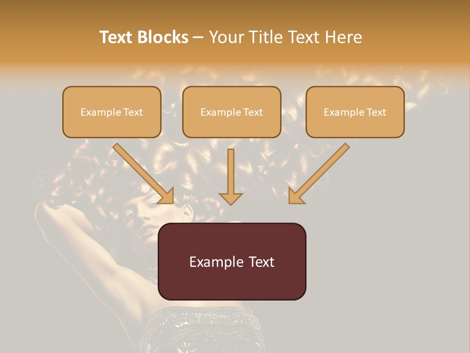 Copy Space Portrait Lips PowerPoint Template