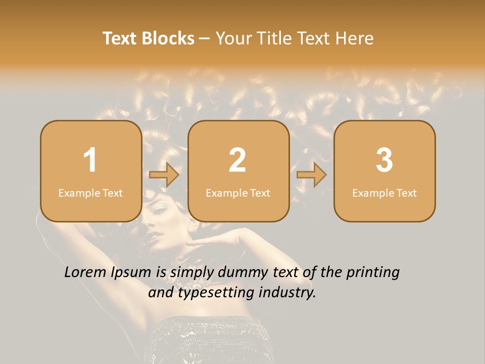 Copy Space Portrait Lips PowerPoint Template