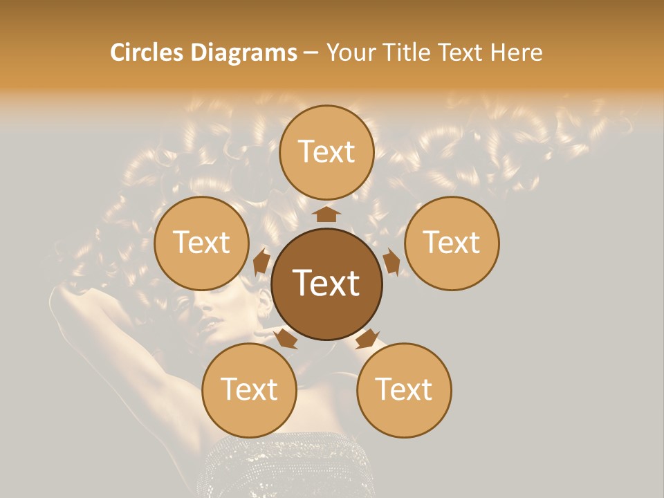 Copy Space Portrait Lips PowerPoint Template