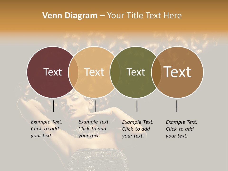 Copy Space Portrait Lips PowerPoint Template