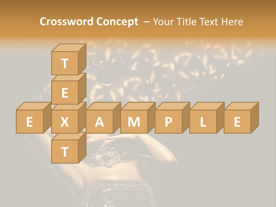 Copy Space Portrait Lips PowerPoint Template