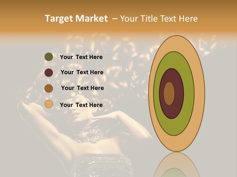 Copy Space Portrait Lips PowerPoint Template