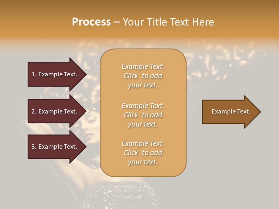 Copy Space Portrait Lips PowerPoint Template