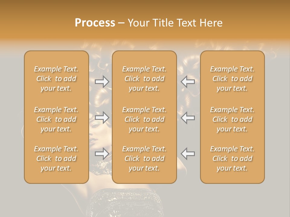 Copy Space Portrait Lips PowerPoint Template