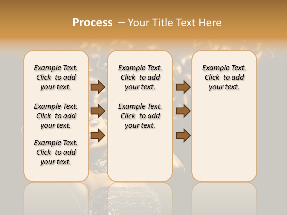 Copy Space Portrait Lips PowerPoint Template
