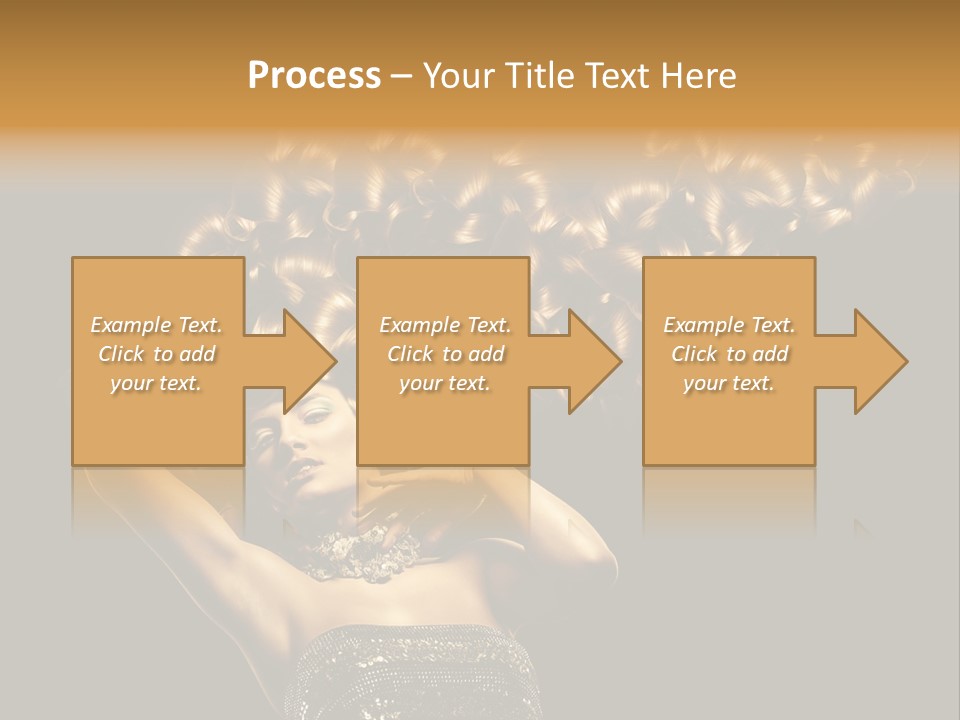 Copy Space Portrait Lips PowerPoint Template