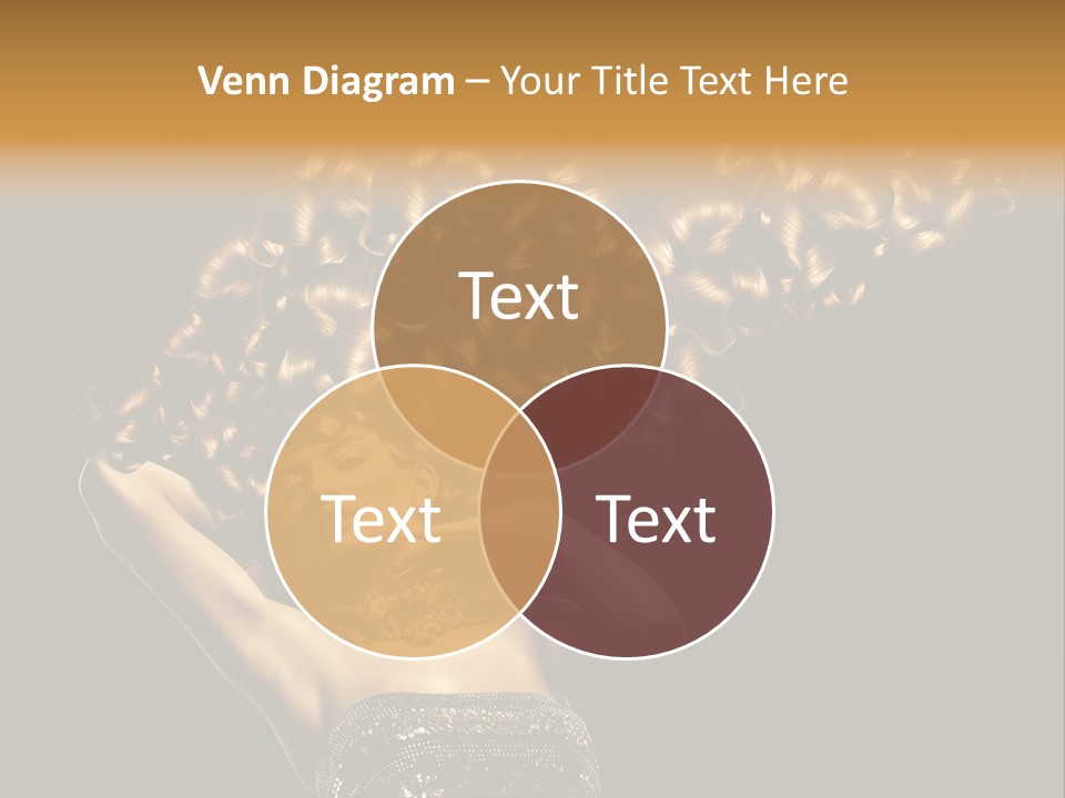 Copy Space Portrait Lips PowerPoint Template