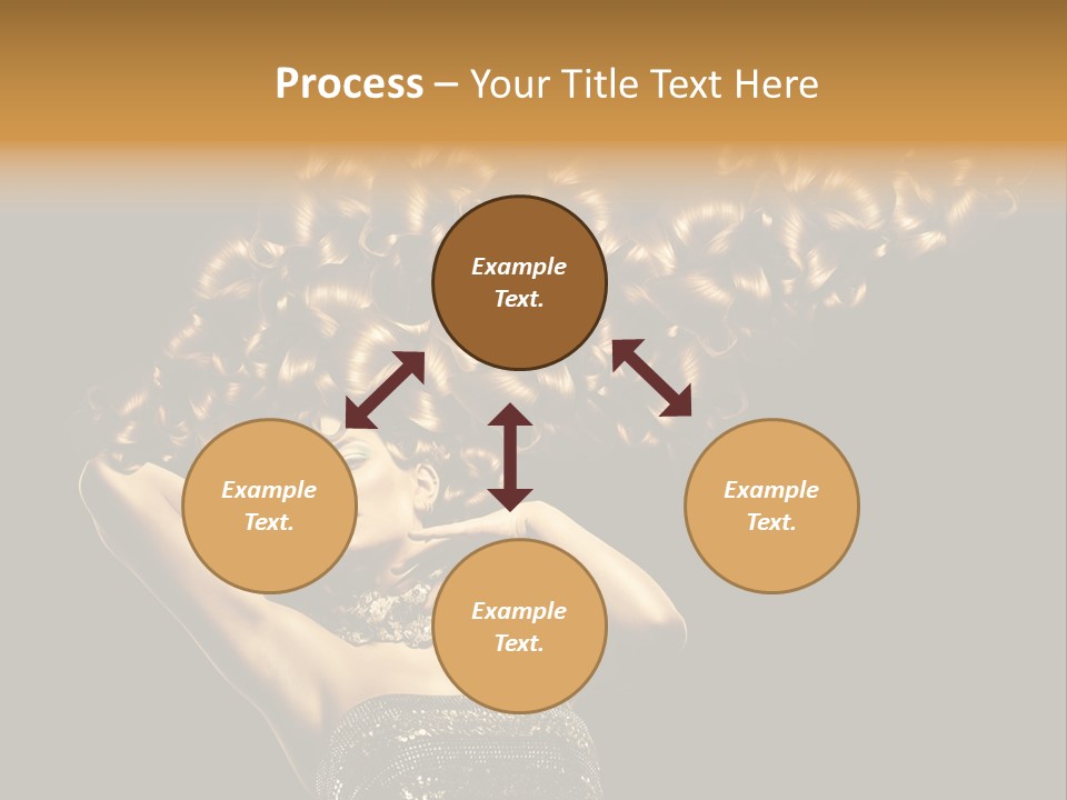 Copy Space Portrait Lips PowerPoint Template