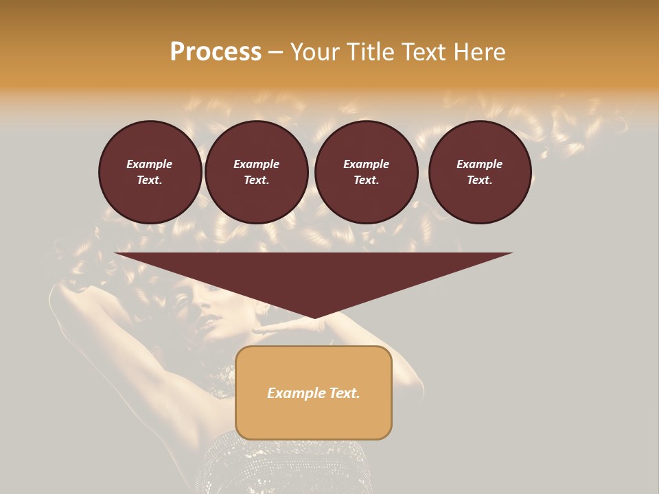 Copy Space Portrait Lips PowerPoint Template