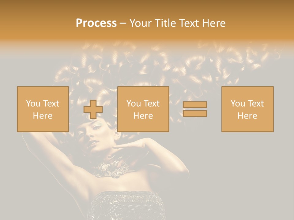 Copy Space Portrait Lips PowerPoint Template