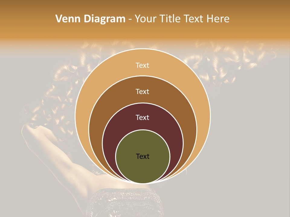Copy Space Portrait Lips PowerPoint Template