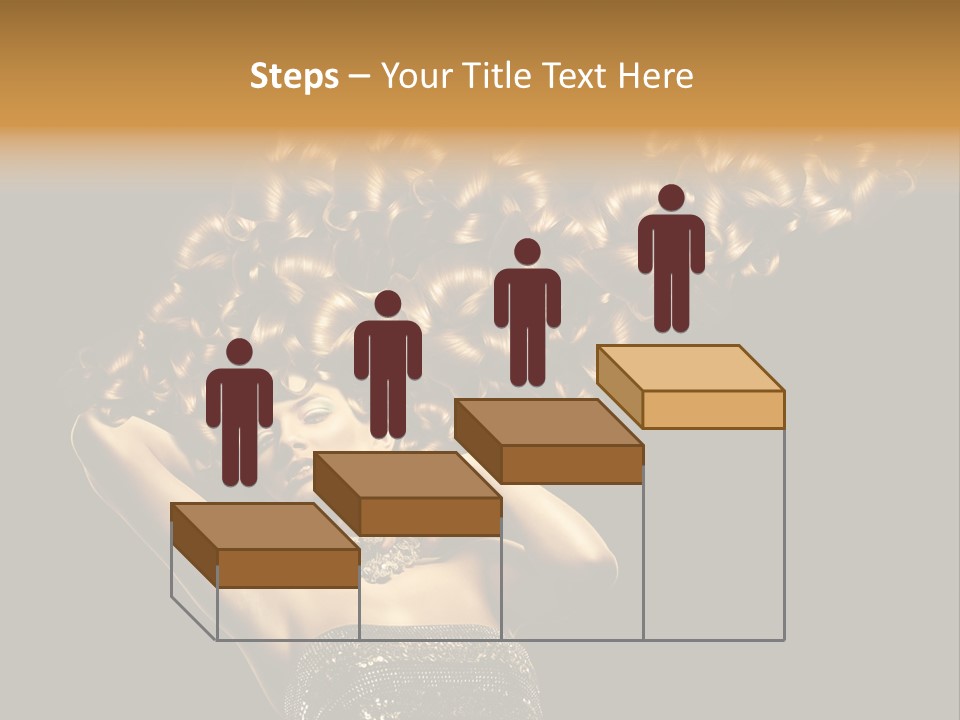 Copy Space Portrait Lips PowerPoint Template