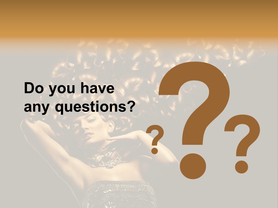 Copy Space Portrait Lips PowerPoint Template