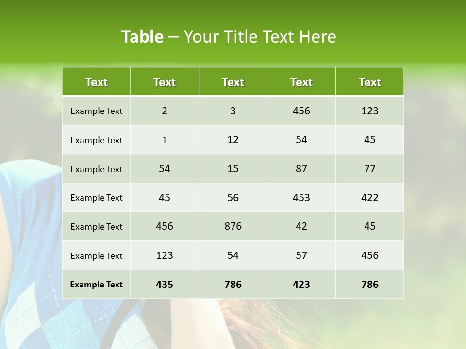 People Face Day PowerPoint Template