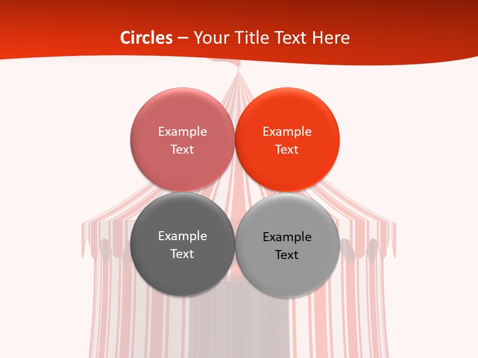 Entertainment Circus Tent PowerPoint Template