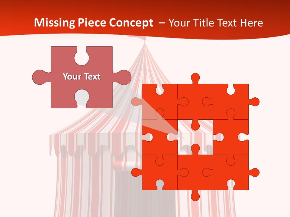 Entertainment Circus Tent PowerPoint Template