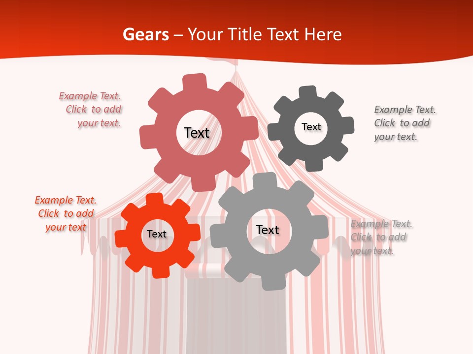 Entertainment Circus Tent PowerPoint Template