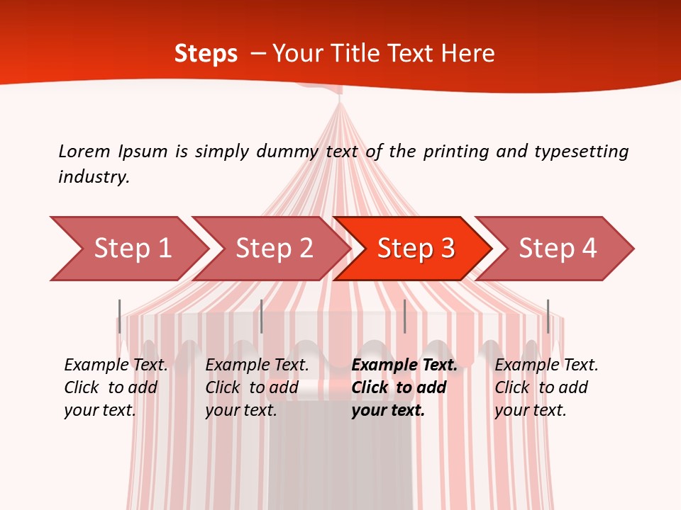 Entertainment Circus Tent PowerPoint Template