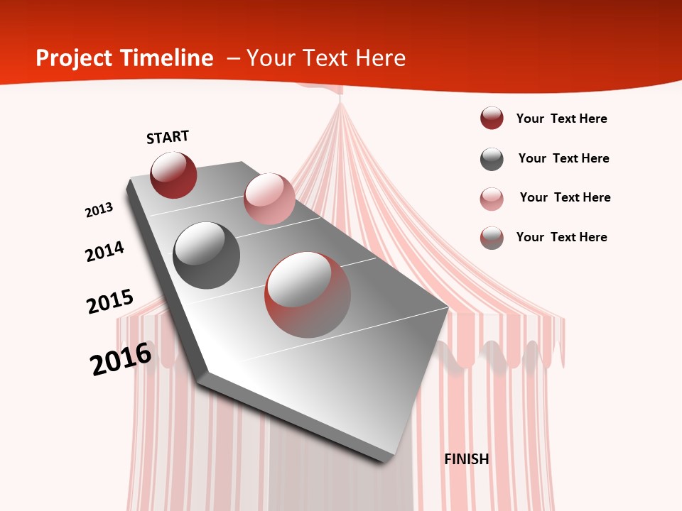 Entertainment Circus Tent PowerPoint Template