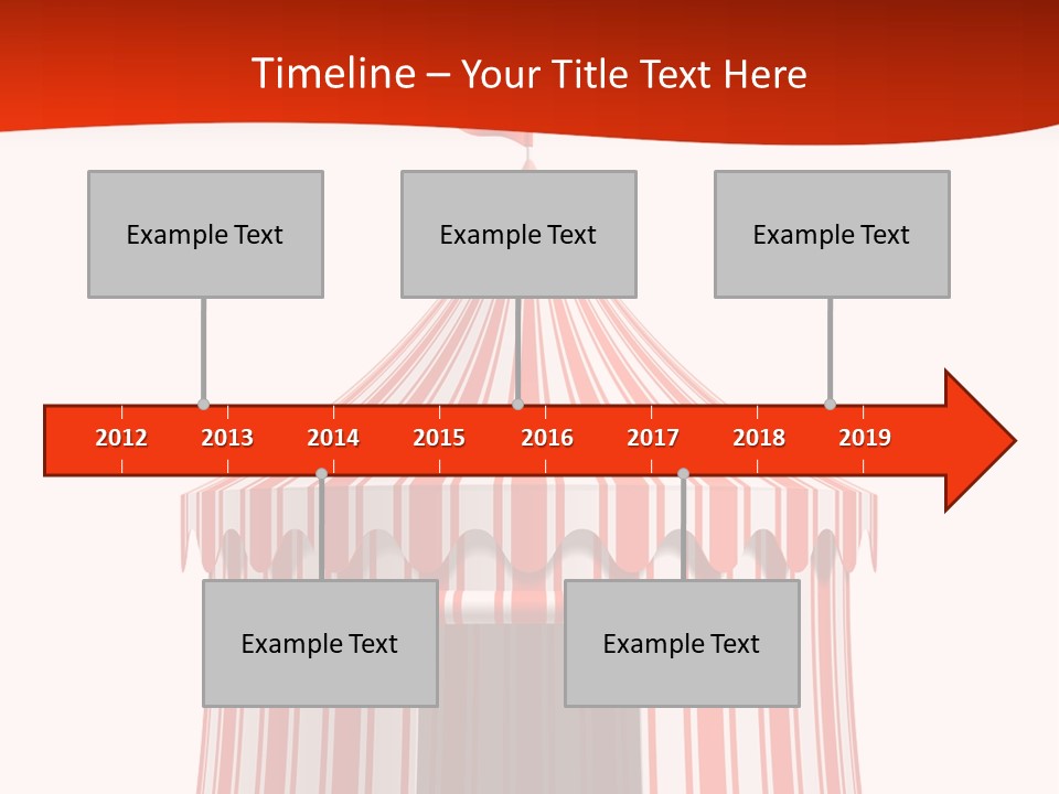 Entertainment Circus Tent PowerPoint Template
