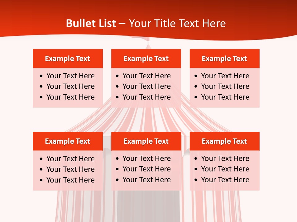 Entertainment Circus Tent PowerPoint Template